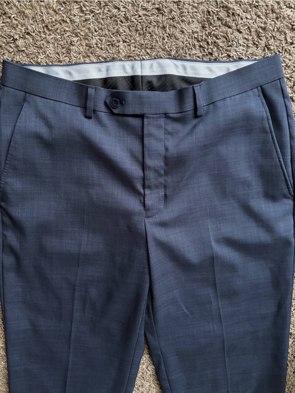 Michael Kors Men's Navy Dress Trousers